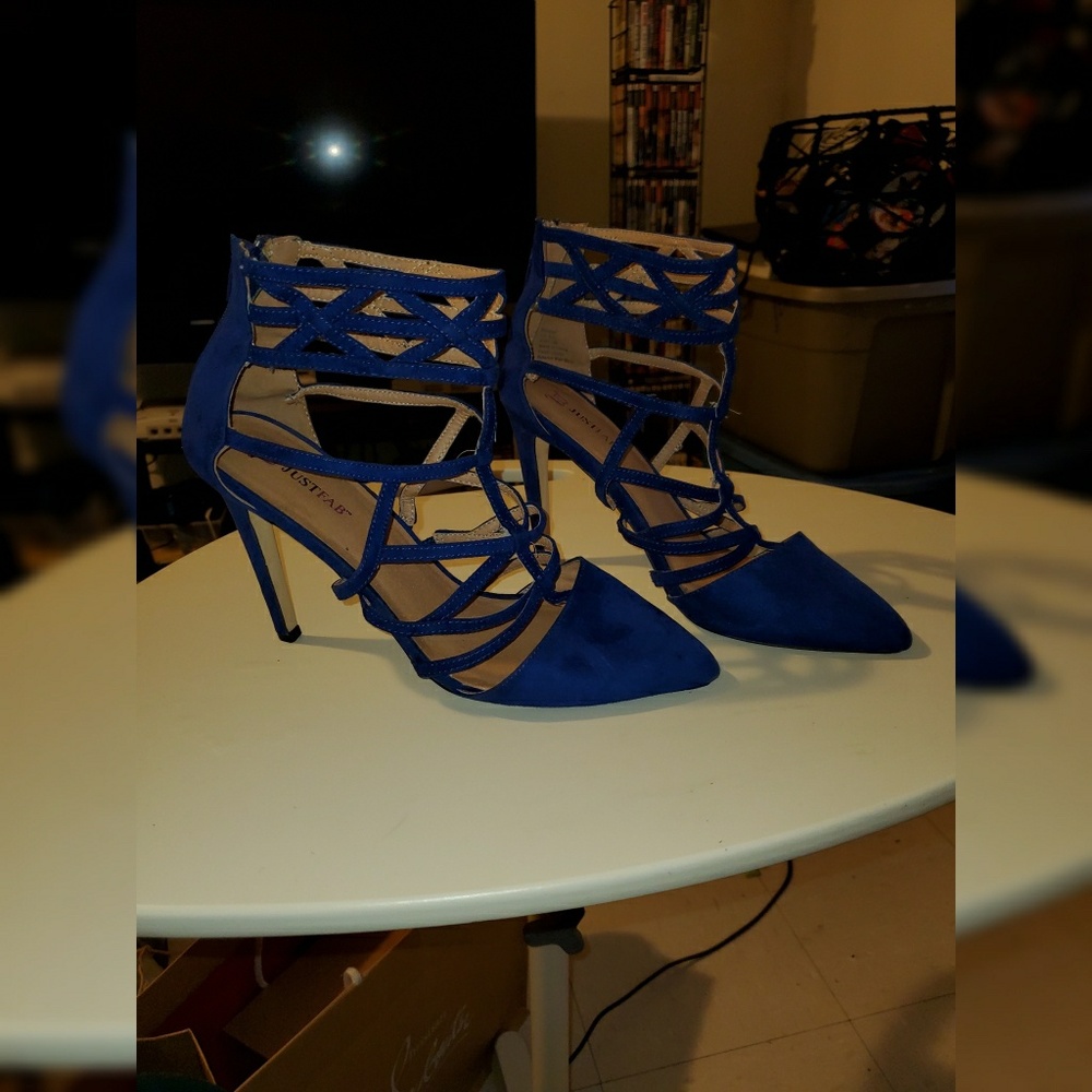 Cobalt blue heels